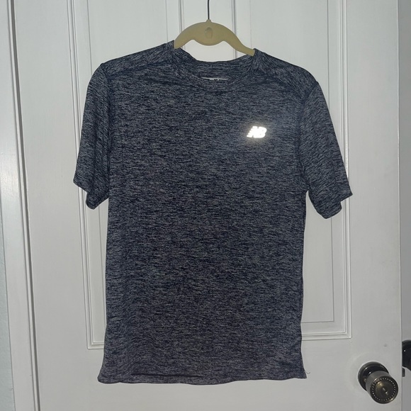 New Balance blue NB Dry Mens shirt Sz S - Picture 1 of 3